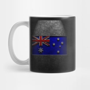 Australian Flag Stone Texture Repost Mug